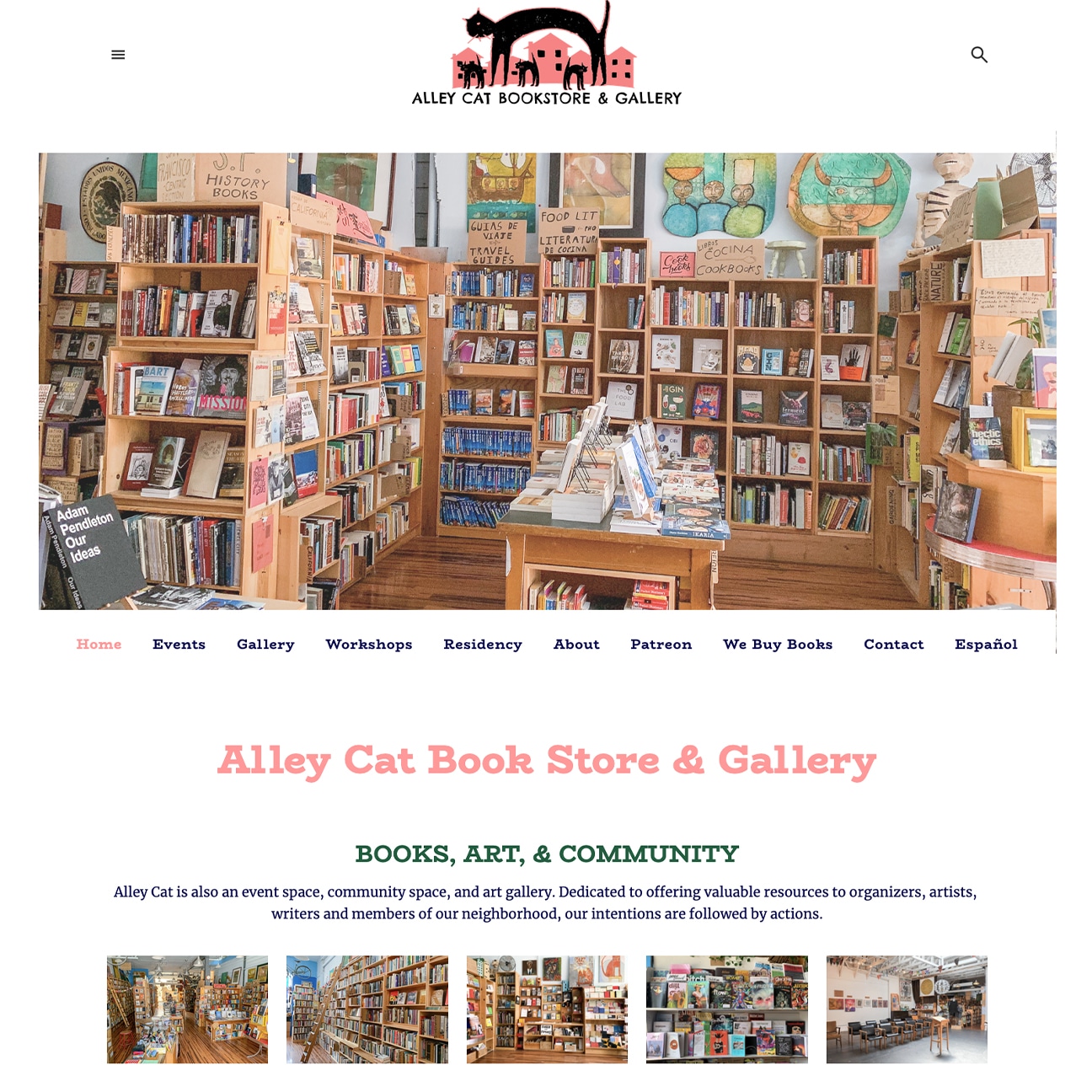 Alley Cat Bookstore & Gallery Kate Marsh
